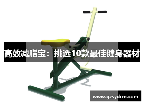 高效减脂宝：挑选10款最佳健身器材